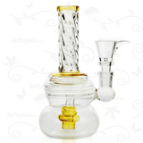 Perky Twister ⋇ 2 Colors ⋇ 6" Colored Ice Glass Bongs