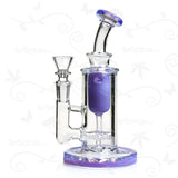 Baby Dwarf ⋇ 3 Colors ⋇ 8" Cute Double Perc Colored Glass Bongs