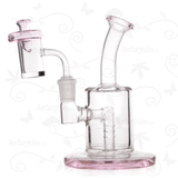 Baby Pinky ⋇ Pink ⋇ 6" Small Pink Perc Dab Rig