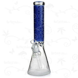 Engraved Crystal ⋇ 3 Colors ⋇ 14" 7mm Ice Glass Bongs