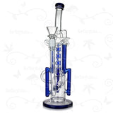 Heady Diffuser ⋇ 2 Colors ⋇ 14" Colored Reinforced Perc Bongs