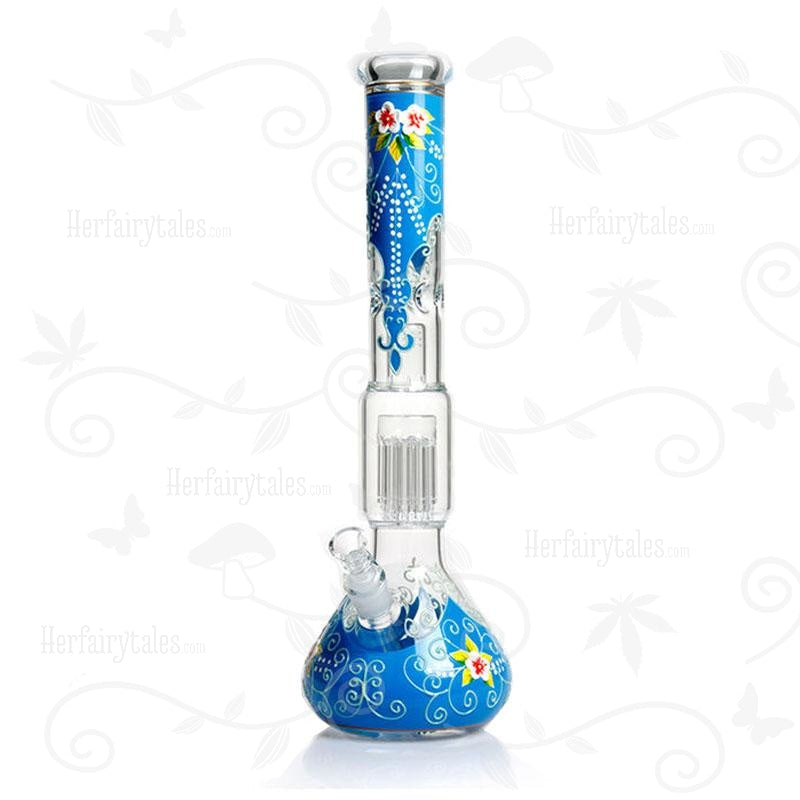 Glass Bong with Percolator, Glass Water Bong with 14.4 mm Cut, Glow in the  Dark Glassic Ice Bong Set, Pipes Pipe Water Pipe Large Hookah with  Accessories Smoking Bong (glasbong-1) : 