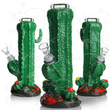 Stony Cactus ⋇ 12.5 Inch ⋇ Cactus  Themed 7mm Ice Glass Bongs