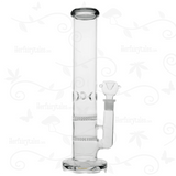 The Simple Cylinder ⋇ 2 Colors ⋇ 12" Colored Ice Glass Bongs