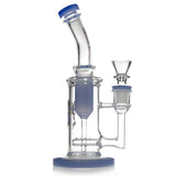 The Pupils ⋇ 4 Colors ⋇ 9" Multicolored Recycler Perc Glass Bongs