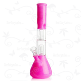Butterfly Catcher ⋇ 3 Colors ⋇ 12" Dual Percolator Glass Ice Bongs