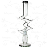 ZigZag Tripster ⋇ 3 Colors ⋇ 18" Multicolored Extra Thick Ice Glass Bongs