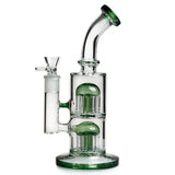Thunder Stacker ⋇ 6 Colors ⋇ 11" Colored Double Perc Bongs